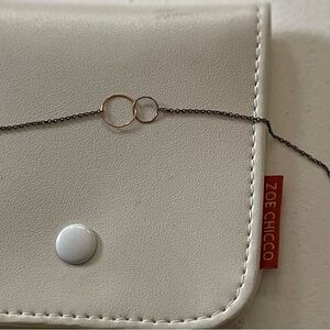 Zoe Cicco tiny circles necklace- mixed metal